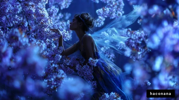 幻想的な桜の精霊