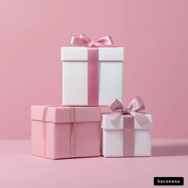 かわいらしいギフトボックス