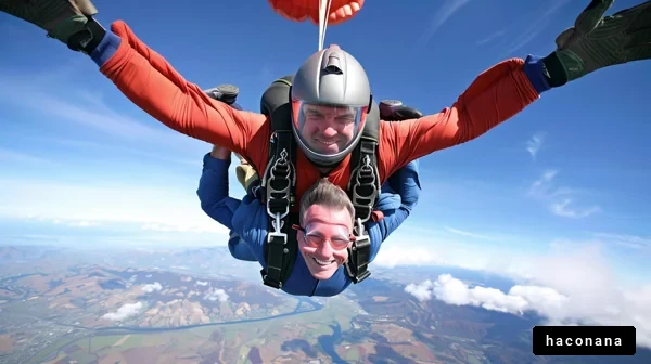 スカイダイビングの楽しさ