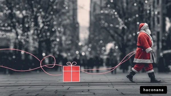 クリスマスのサンタクロース