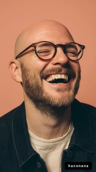 楽しそうな笑顔の男性