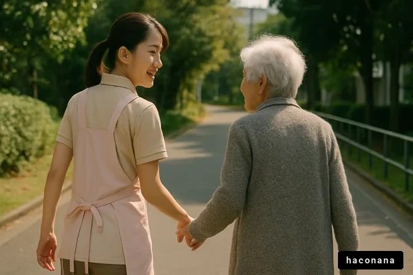 穏やかな散歩のひととき