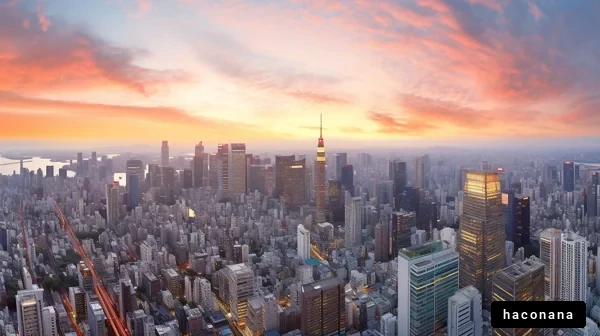 東京の夕暮れ絶景