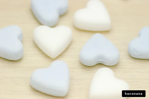 ハート型のキャンディ