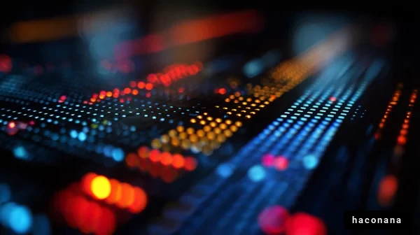 デジタルな光のパターン