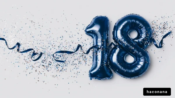 18歳の誕生日祝い