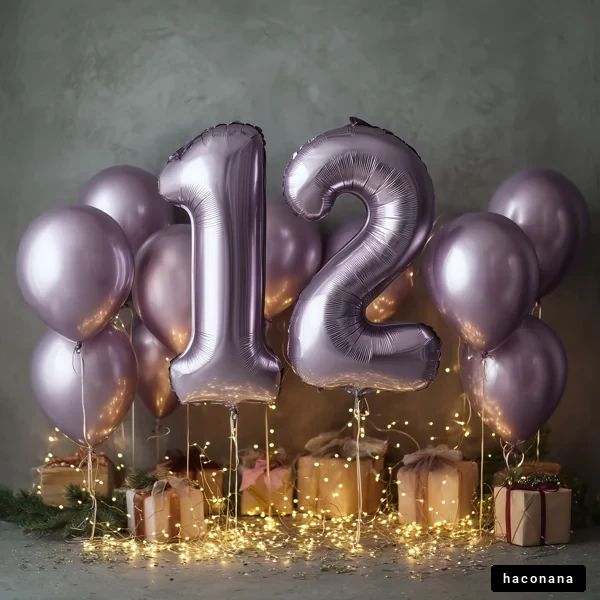 華やかな誕生日の飾り付け