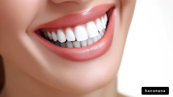 美しい笑顔と白い歯