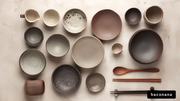 さまざまな器のアレンジ