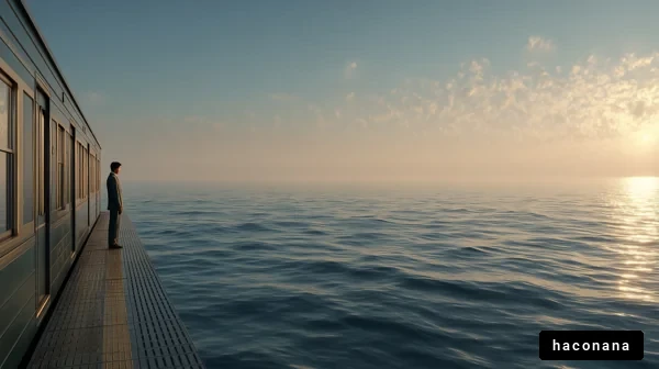 静かな海の風景