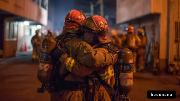 消防士の絆と支援