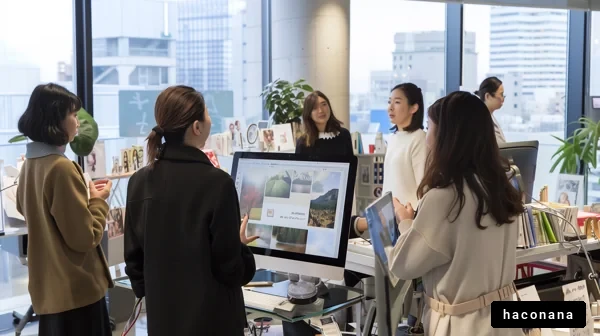 オフィスでのミーティング風景