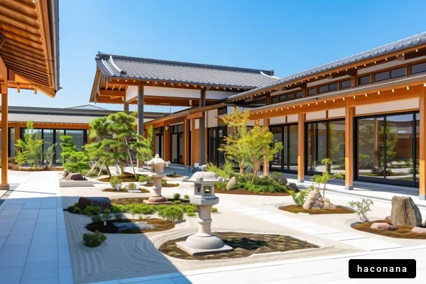 美しい日本庭園の風景