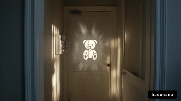 可愛らしいクマの影