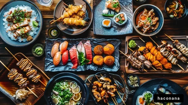 美味しい和食の盛り合わせ