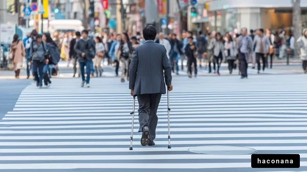 ビジネスマンの街の風景