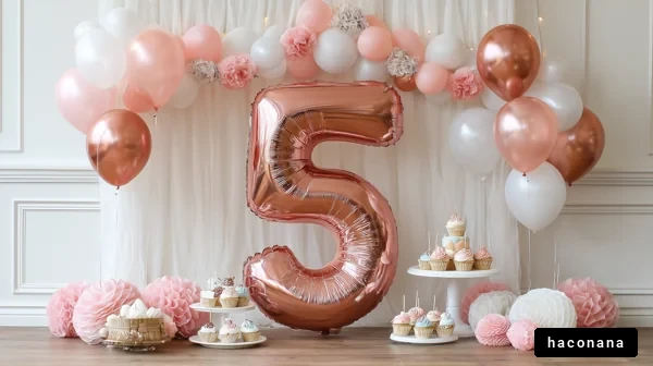 誕生日パーティーの装飾