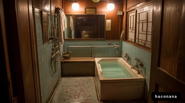 レトロな浴室の風景