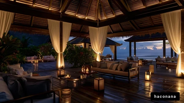 リゾートの夜景