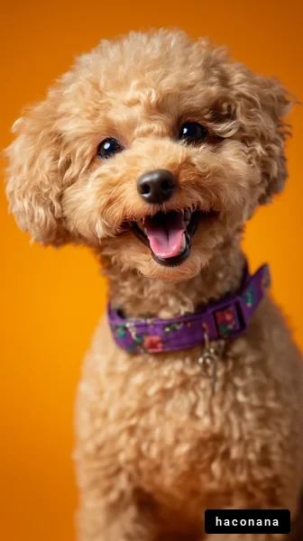 元気な犬のポートレート