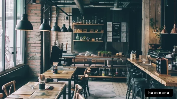 おしゃれなカフェの内装
