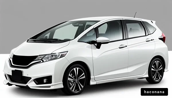 スタイリッシュな白い車