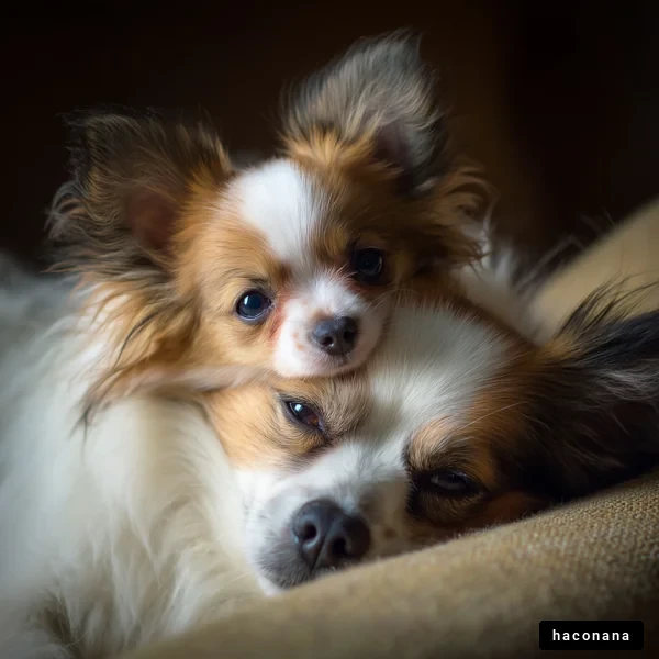 仲良しな犬たちの温もり