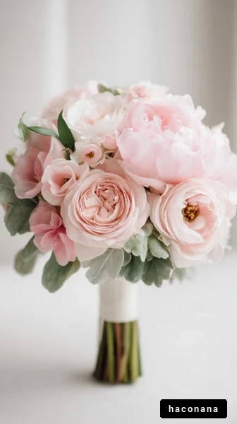 優雅なピンクの花束