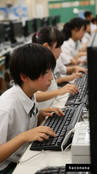 教室で学ぶ子供たち