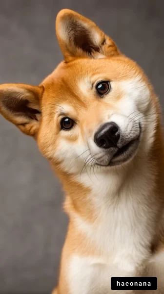 可愛らしい犬のポートレート