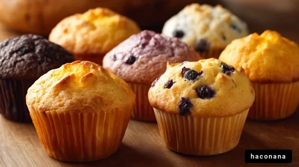 美味しいマフィンの盛り合わせ