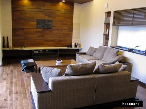 モダンなリビングルームの風景