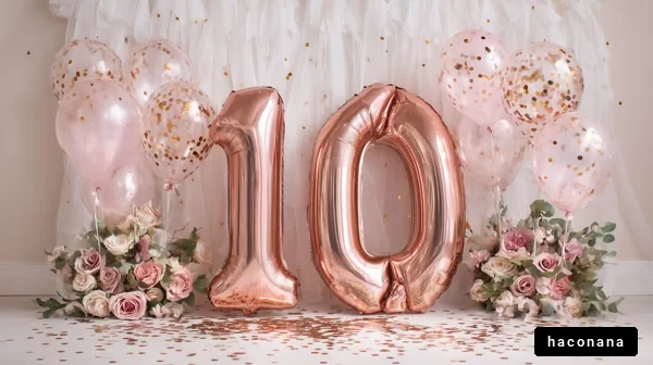 華やかな10歳の誕生日