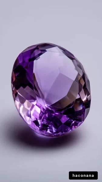 美しい紫色の宝石