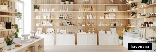 シンプルでおしゃれなショップ