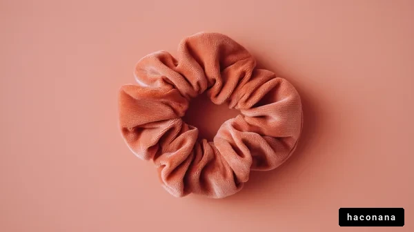 オレンジのヘアアクセサリー