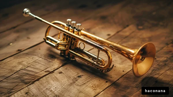 美しい金色のトランペット