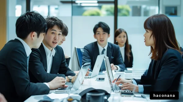 ビジネス会議の様子