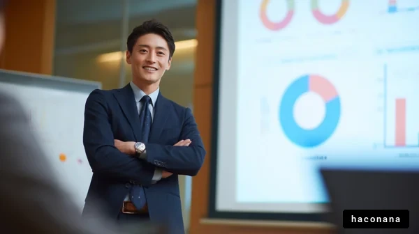 ビジネスプレゼンテーションの風景