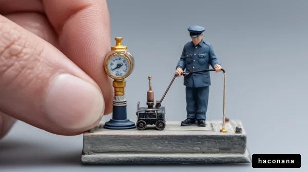 ミニチュアモデリングの作業