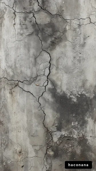 ひび割れたコンクリートの壁
