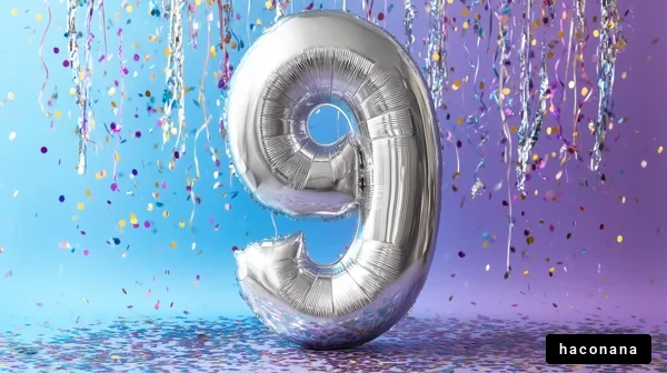 パーティーの数字バルーン