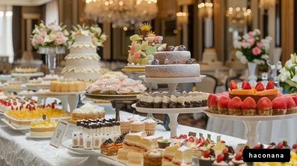 華やかなスイーツの饗宴