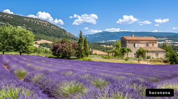 美しいラベンダー畑