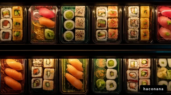 様々な寿司の盛り合わせ