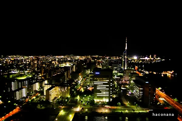 夜景の美しい都市風景