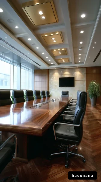 会議室の洗練された空間
