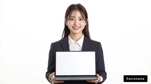 笑顔のビジネスウーマン