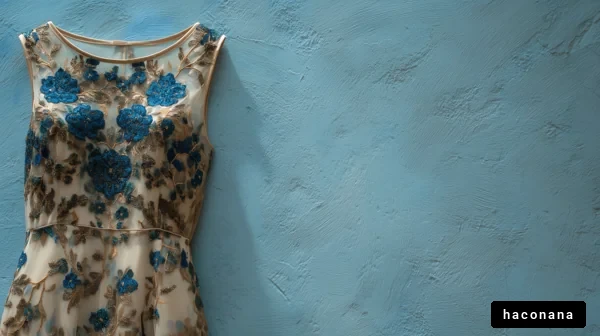 華やかな刺繍のドレス