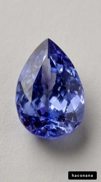 美しい青い宝石の画像